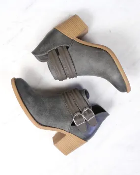 Rascal Western Inspired Booties in Grey