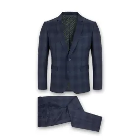 Remus - Lucian Slim 3 Piece Suit in Navy