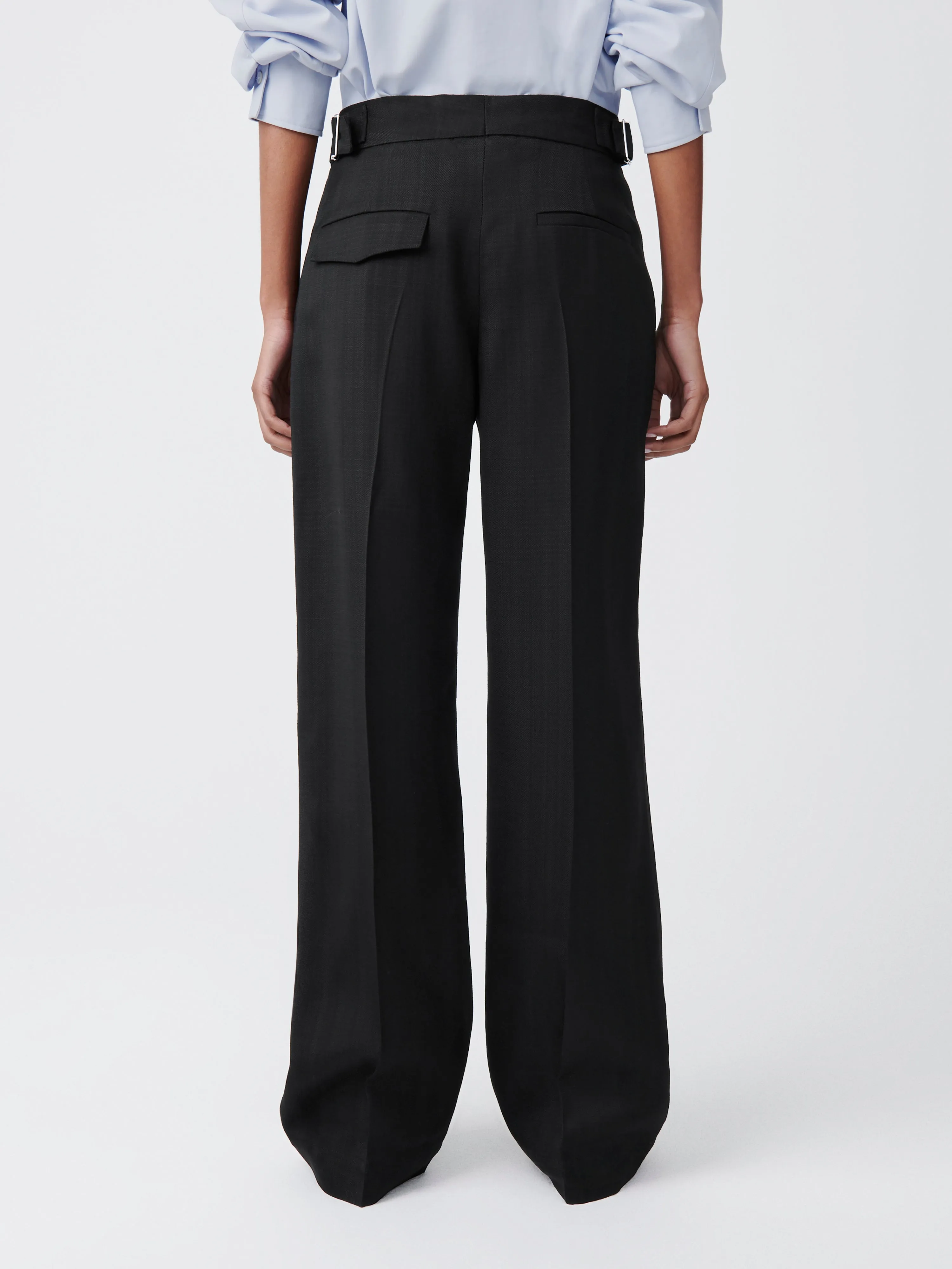 Reynosa Basket Weave Pant in Black