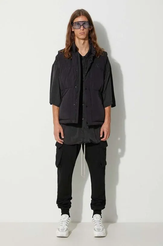 Rick Owens cotton trousers black color