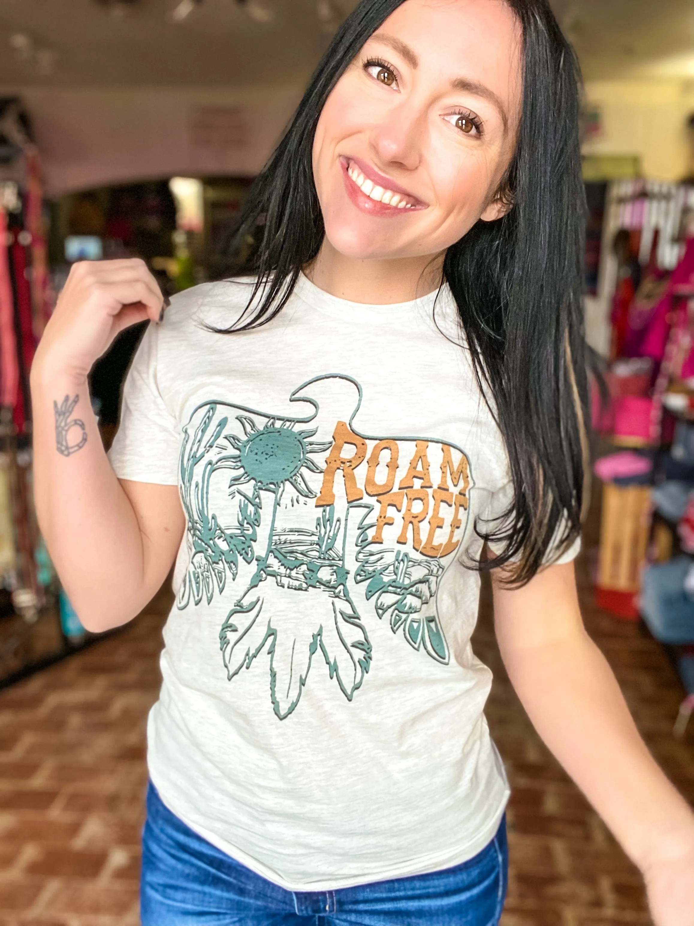 Roam Free Thunderbird Tee