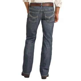 Rock & Roll Men's Pistol Straight Bootcut Jeans