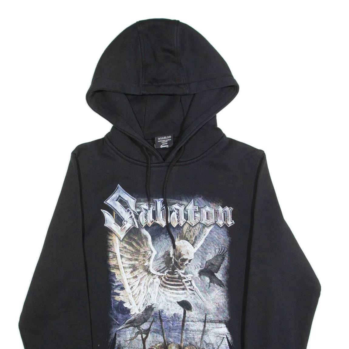 SABATON Mens Black Hoodie M