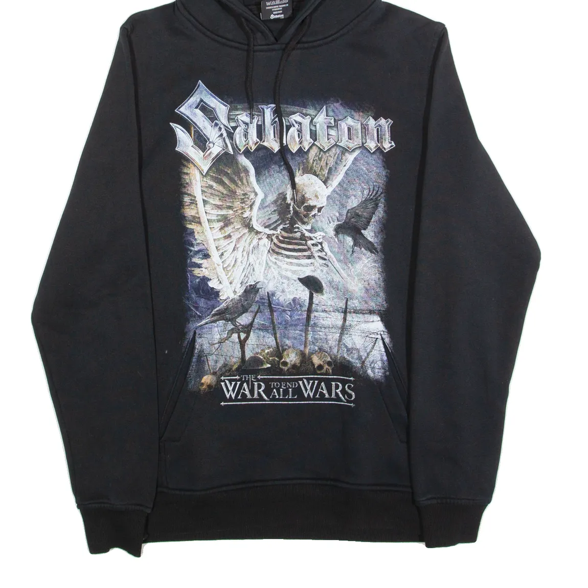 SABATON Mens Black Hoodie M