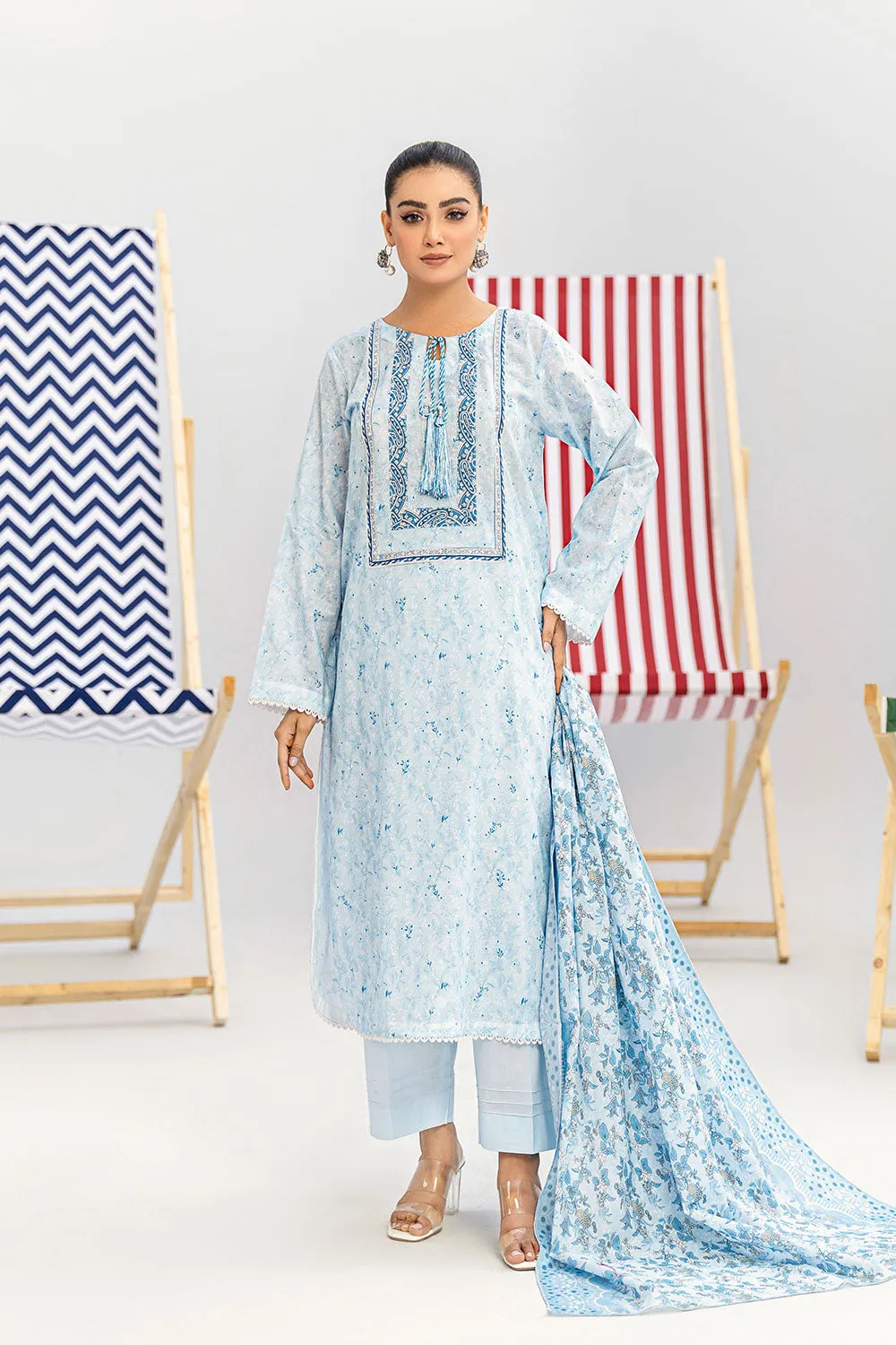 Safwa Praha Vol-05 Digital Printed Lawn Unstitched 3Pc Suit SPH-47