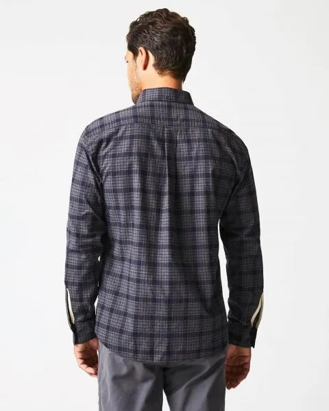 SEATTLE BROWN PLAID TUSCUMBIA L/S SHIRT