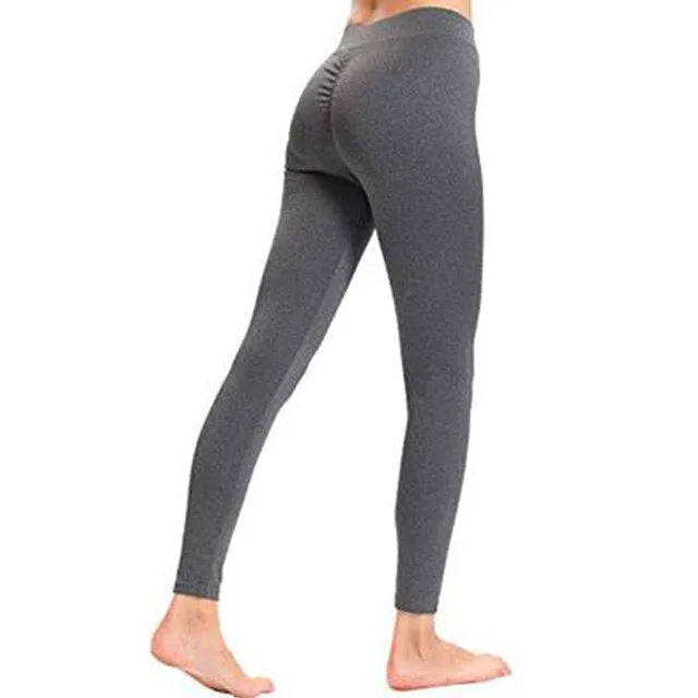 Sexy Women Leggings Workout High Waist Elastic Skinny Jeggings Polyester Casual Female Fitness Legging Push Up Pants