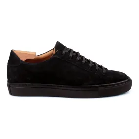 Skolyx Premium sneaker in black suede with black sole