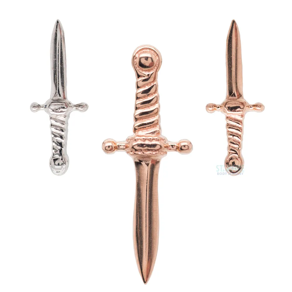 Slasher Dagger Threaded End in Gold