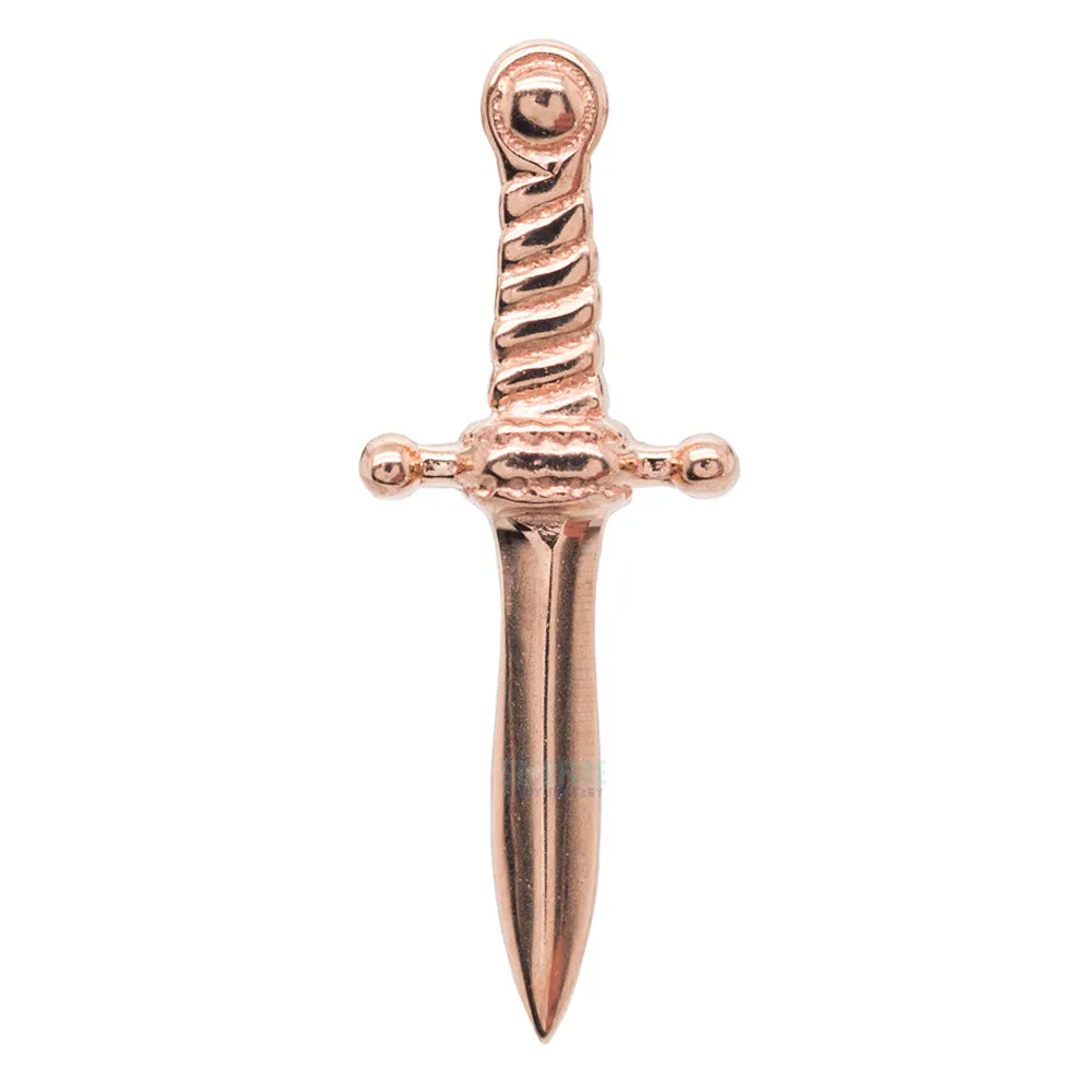 Slasher Dagger Threaded End in Gold