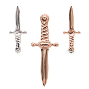 Slasher Dagger Threaded End in Gold