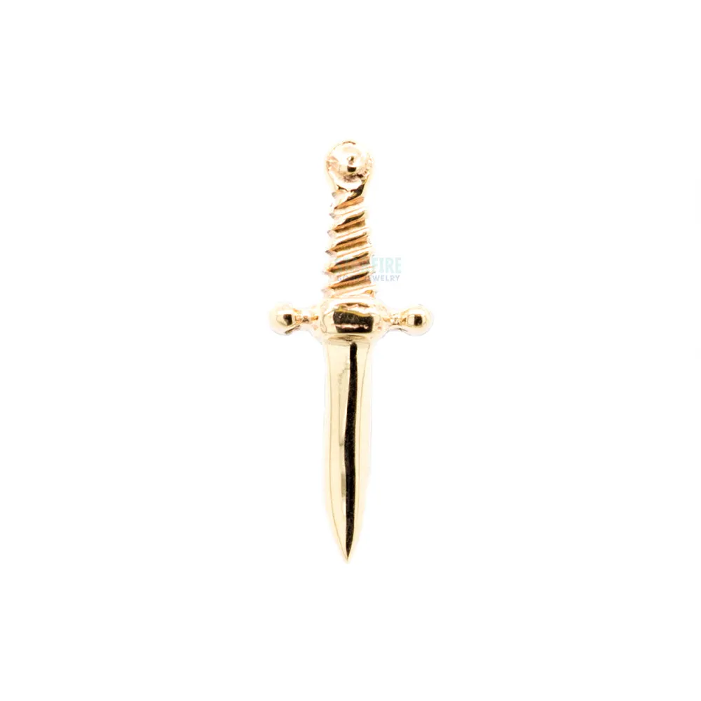 Slasher Dagger Threaded End in Gold