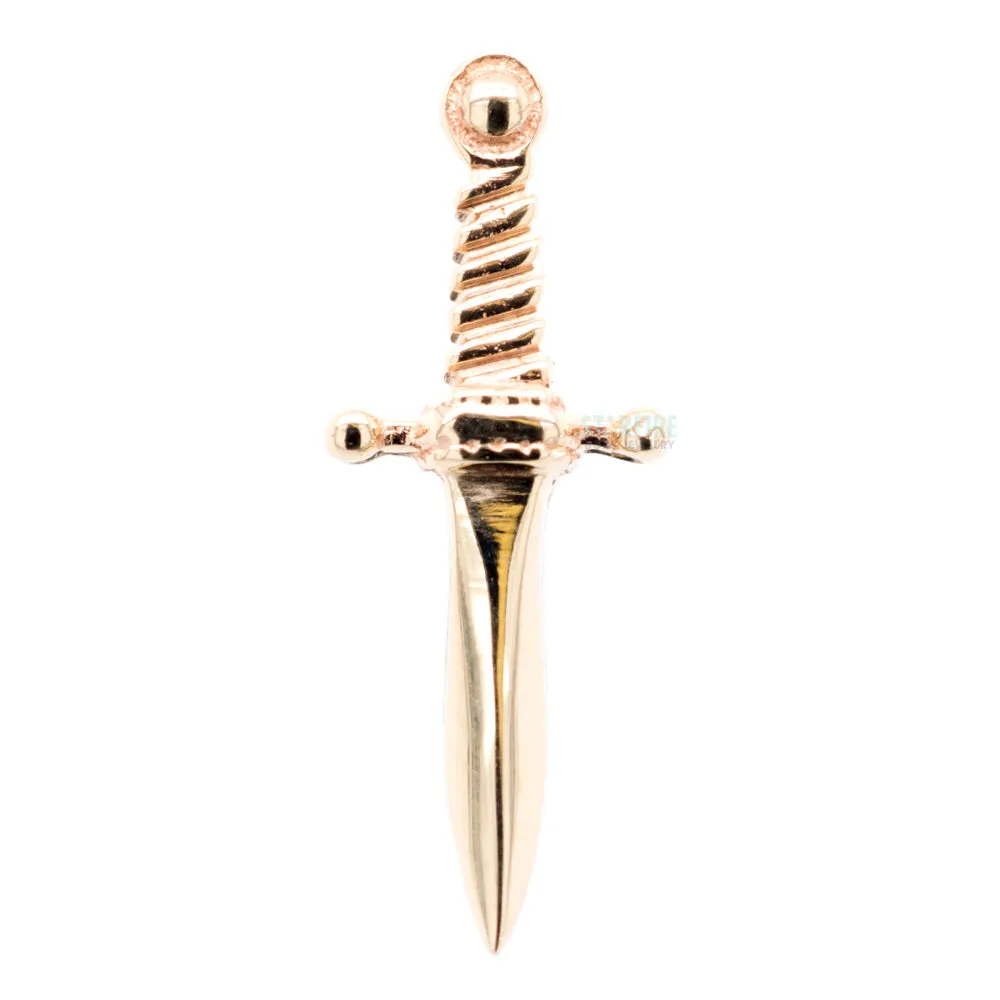 Slasher Dagger Threaded End in Gold