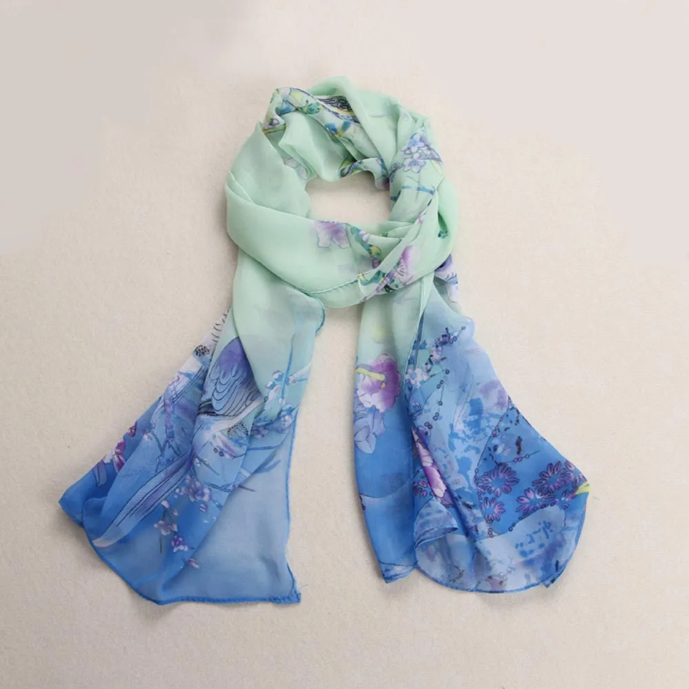 Soft cosy Chiffon Soft Neck Shawl Scarves echarpes foulards luxury scarf woman