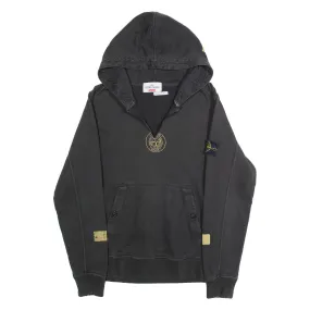 STONE ISLAND SUPREME Mens Black Hoodie S