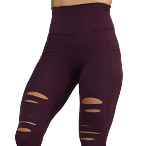 Tear It Up 2.0 Leggings | Plum