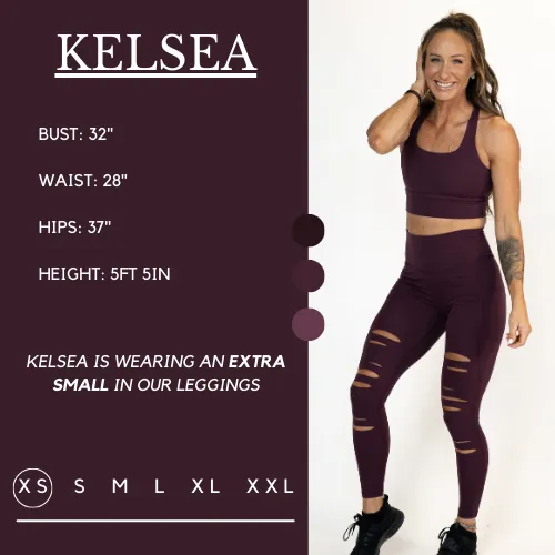 Tear It Up 2.0 Leggings | Plum