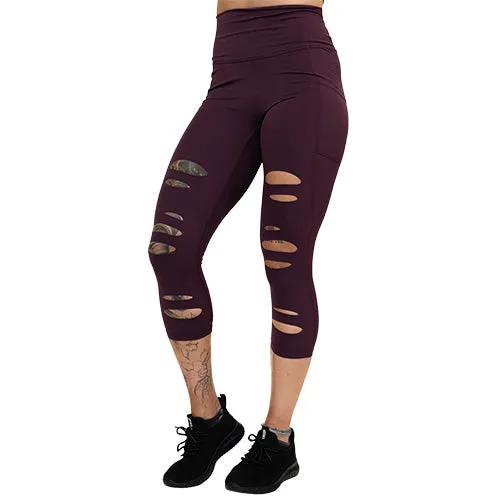 Tear It Up 2.0 Leggings | Plum