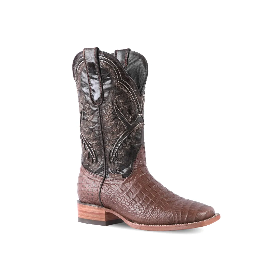 Texas Country Western Boot Belly Choco E423