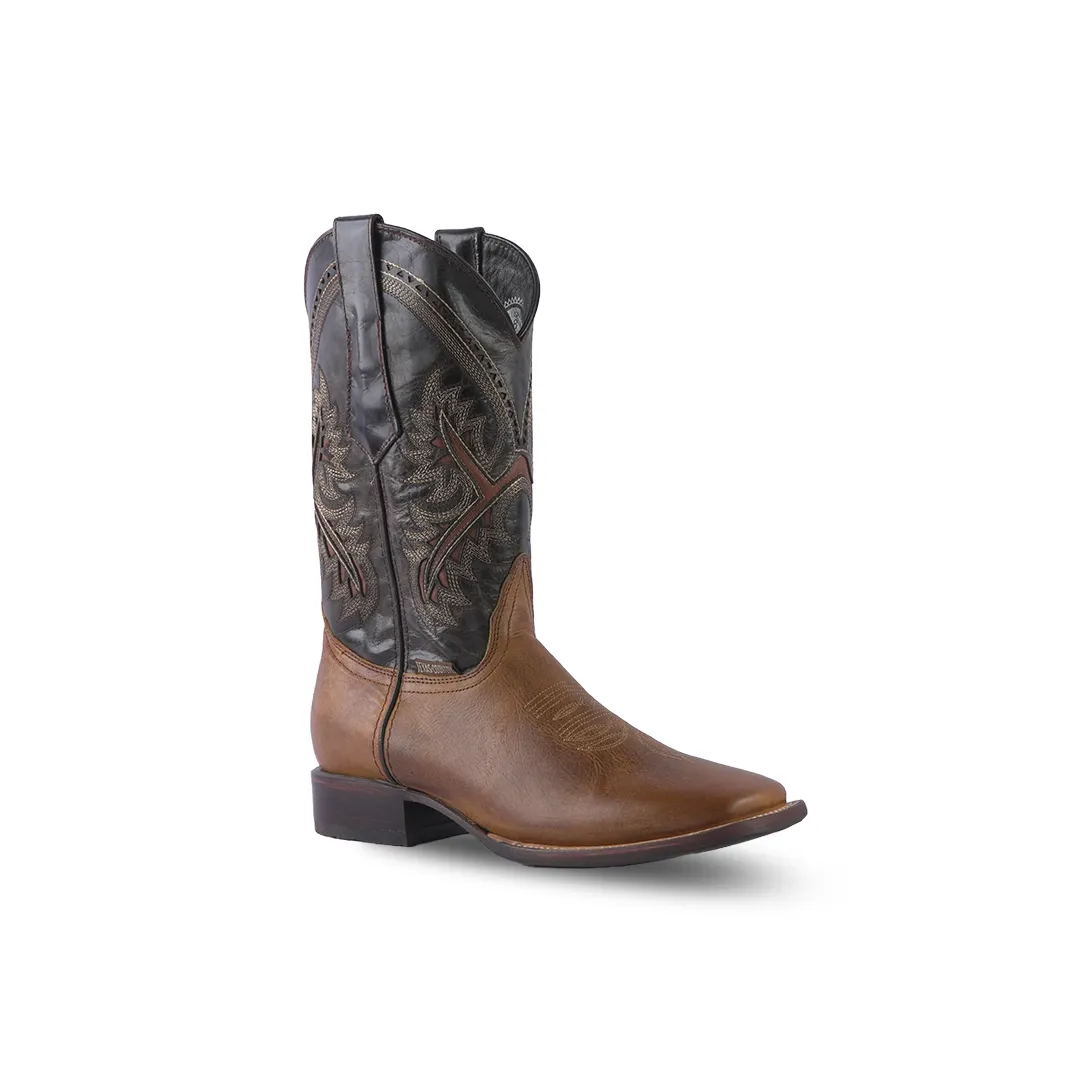 Texas Country Western Boot Cater Miel Square Toe E29