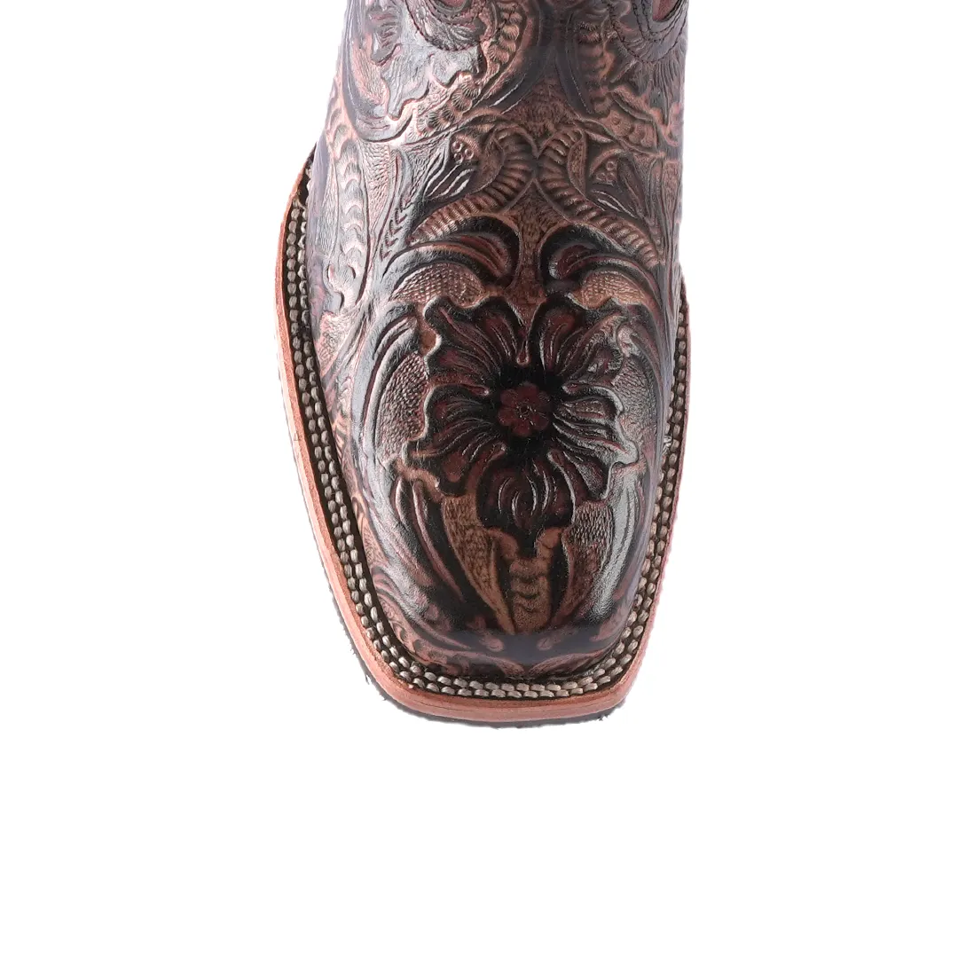 Texas Country Western Boot Cincelado Orix Rodeo Toe E696