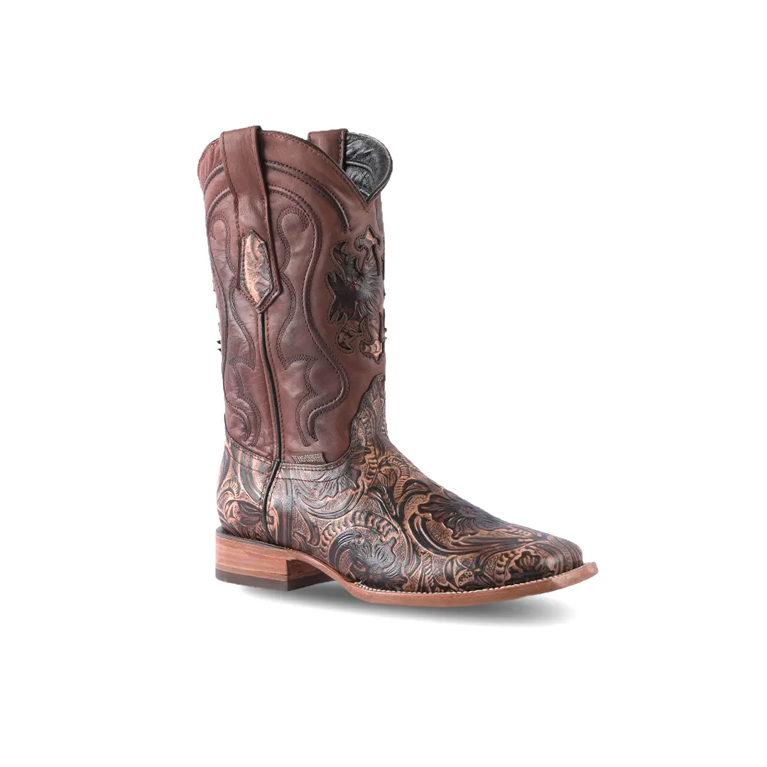 Texas Country Western Boot Cincelado Orix Square Toe E696