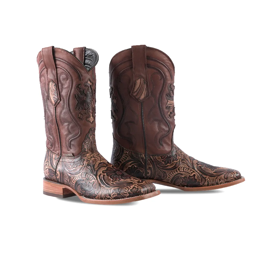 Texas Country Western Boot Cincelado Orix Square Toe E696