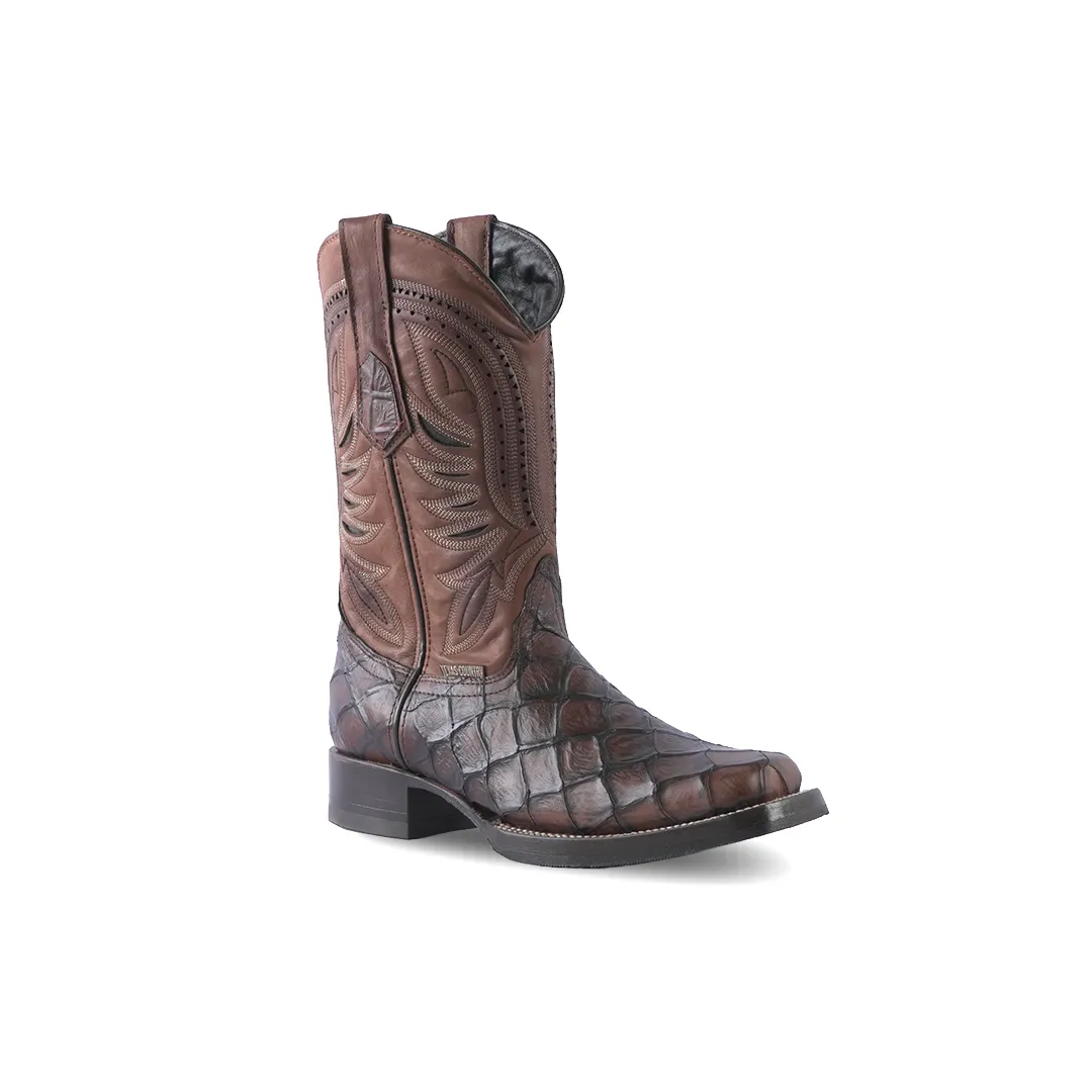 Texas Country Western Boot Pez Choco Mun Rodeo Toe E687