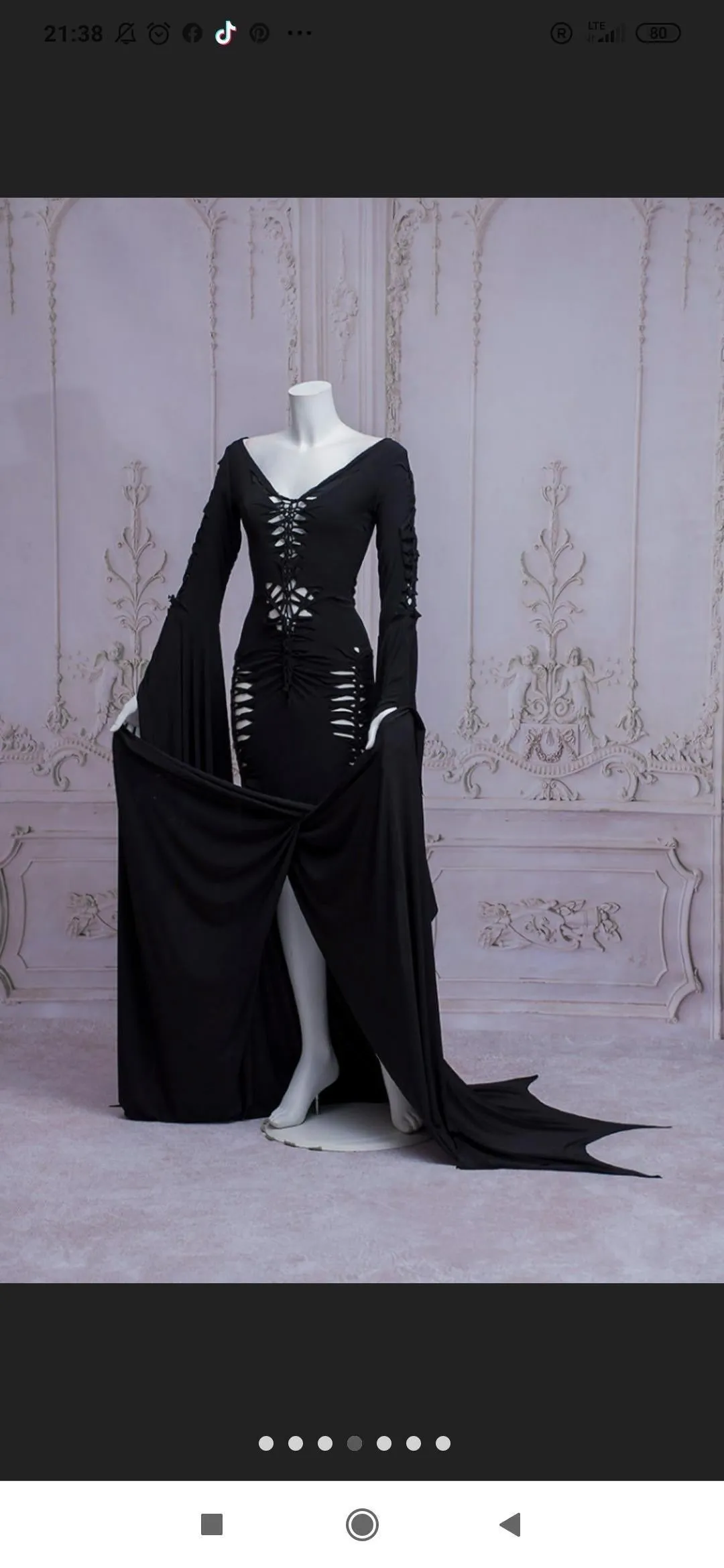 The Morticia Gown