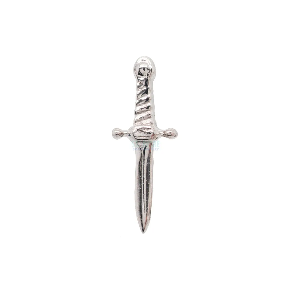 threadless: Slasher Dagger Pin in Gold