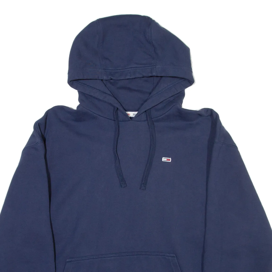 TOMMY HILFIGER JEANS Mens Blue Hoodie L