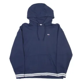 TOMMY HILFIGER JEANS Mens Blue Hoodie L