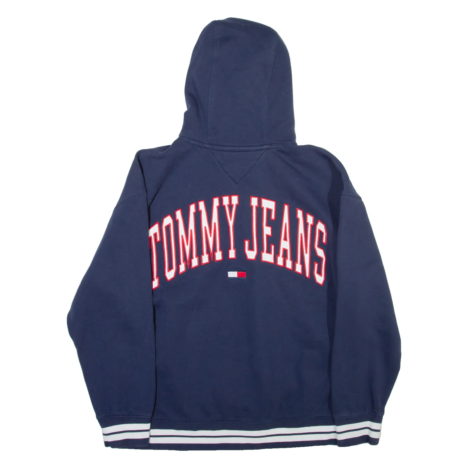 TOMMY HILFIGER JEANS Mens Blue Hoodie L