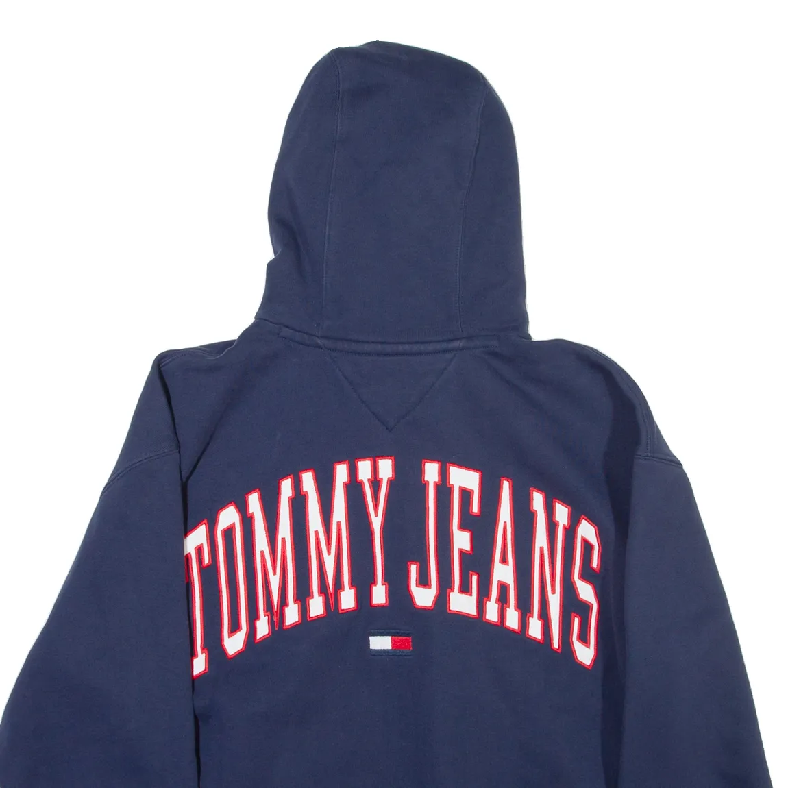 TOMMY HILFIGER JEANS Mens Blue Hoodie L