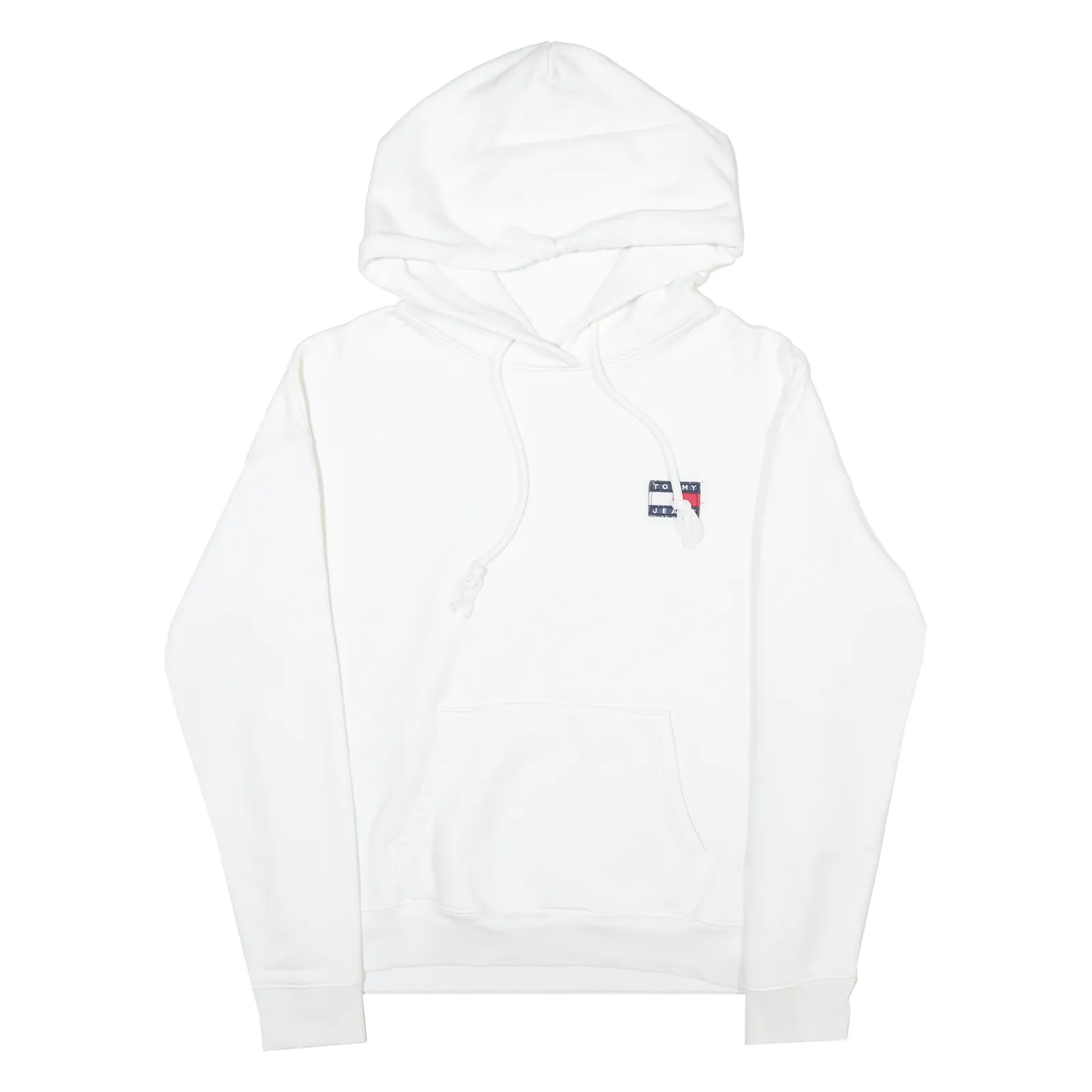 TOMMY HILFIGER Mens White Hoodie XS