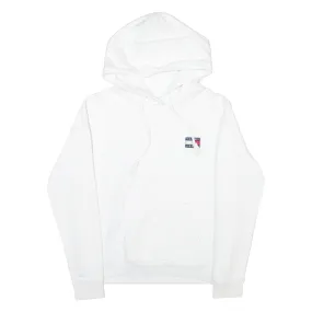 TOMMY HILFIGER Mens White Hoodie XS