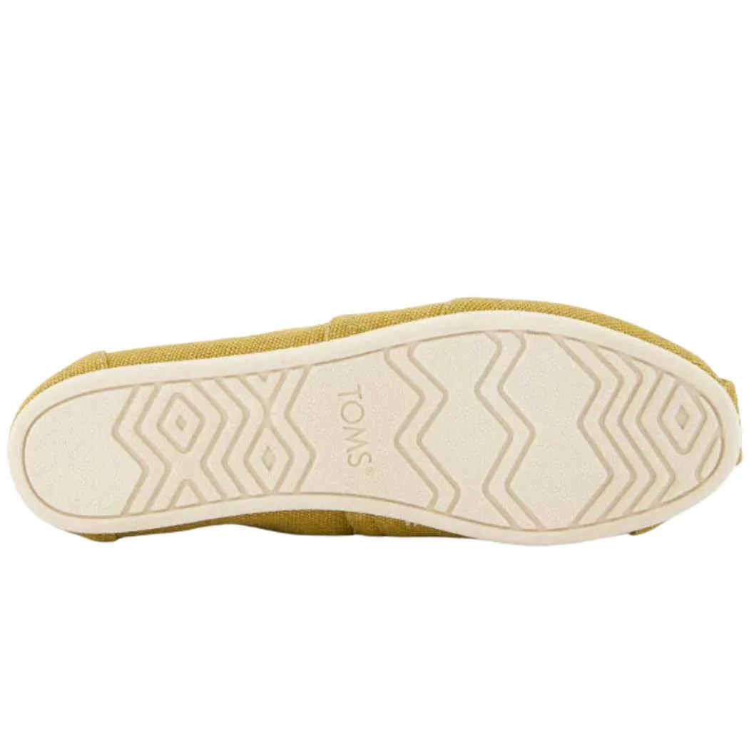 TOMS Shoes Alpargata Golden Honey Heritage Canvas (Women's)