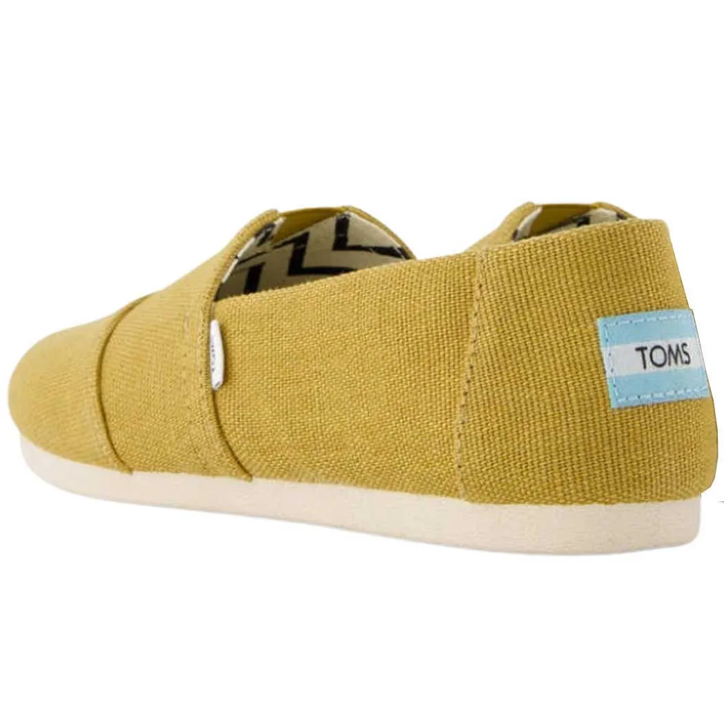 TOMS Shoes Alpargata Golden Honey Heritage Canvas (Women's)