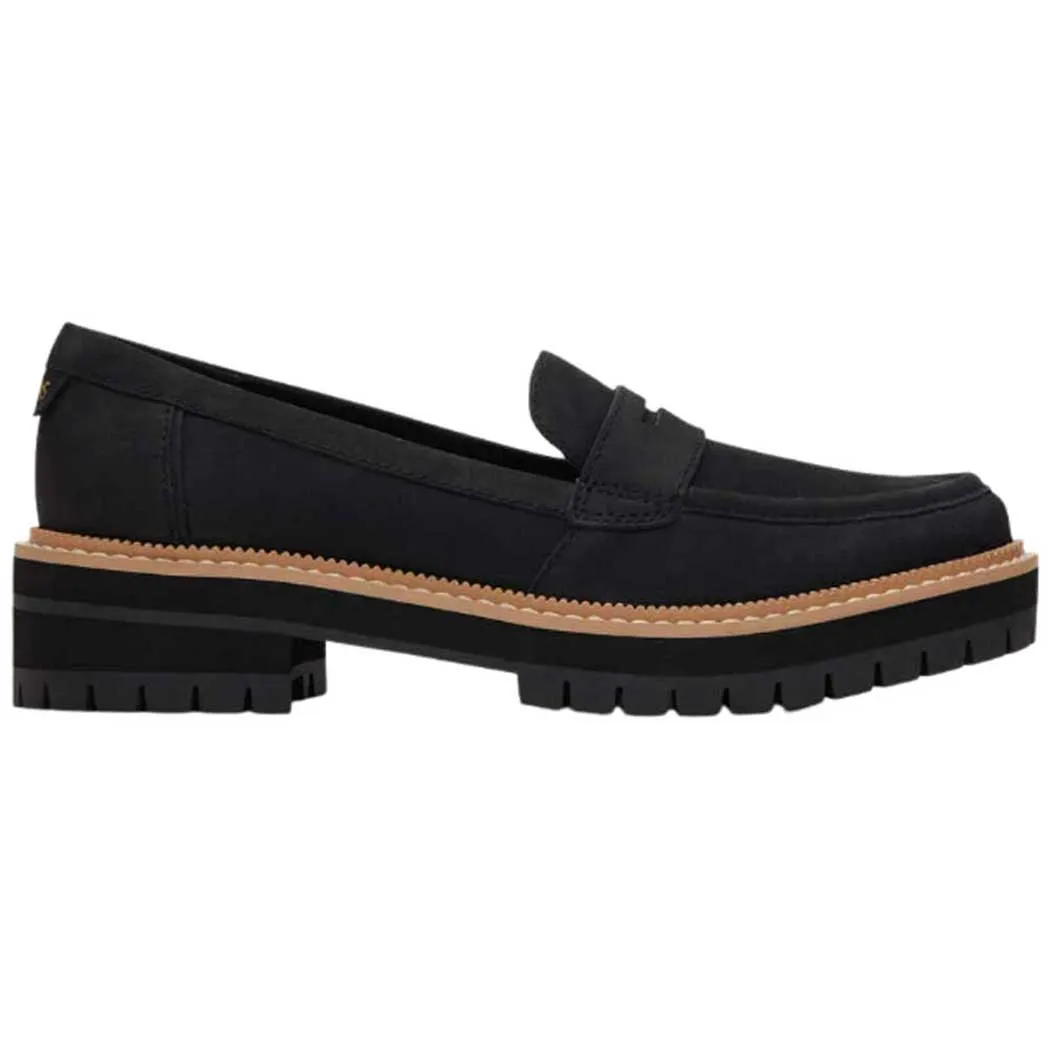 TOMS Shoes Cara Loafer Black (Women's)