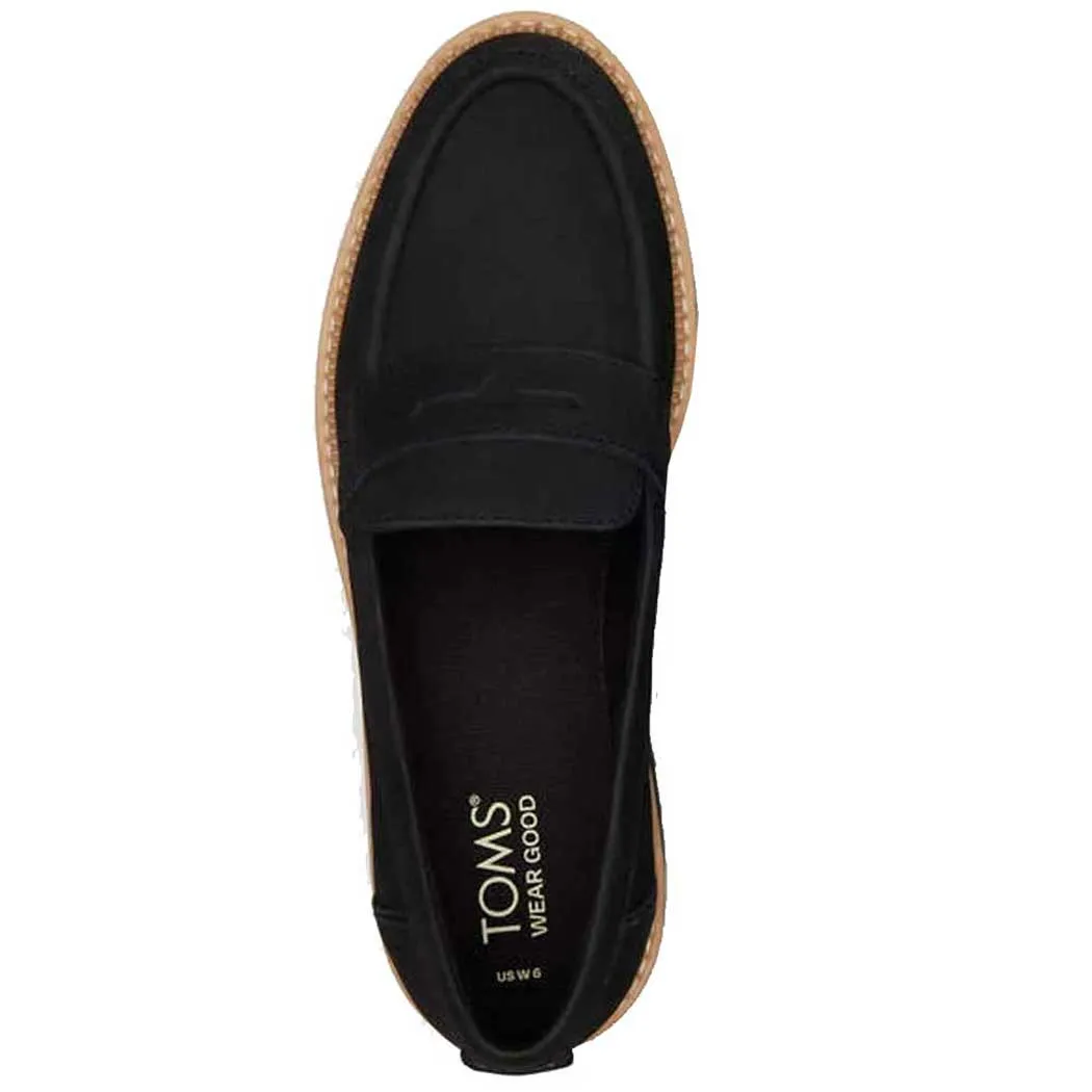 TOMS Shoes Cara Loafer Black (Women's)