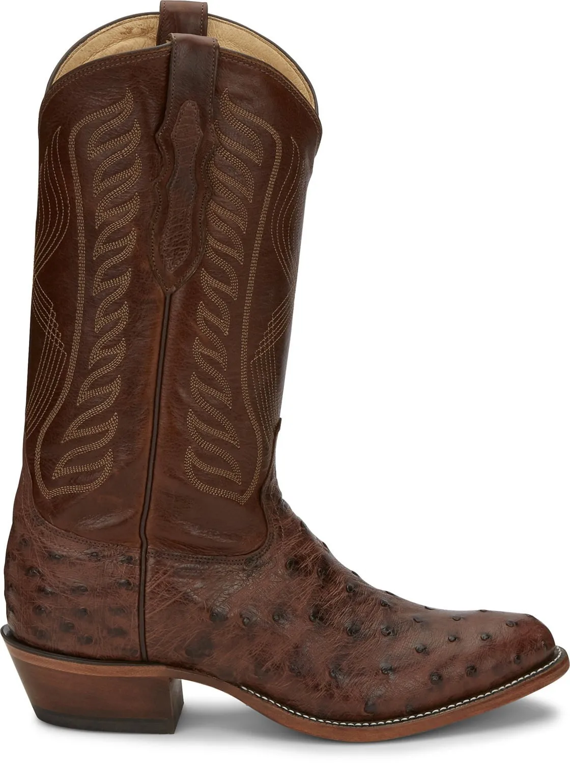 Tony Lama 13in Mens Bourbon McCandles FQ Ostrich Cowboy Boots