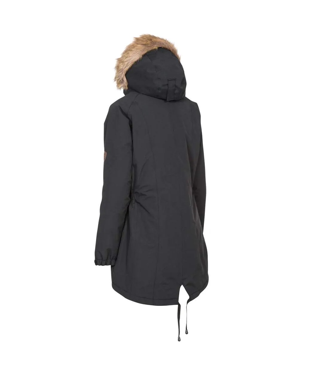 Trespass Womens/Ladies Celebrity Insulated Longer Length Parka Jacket (Black) - UTTP4190