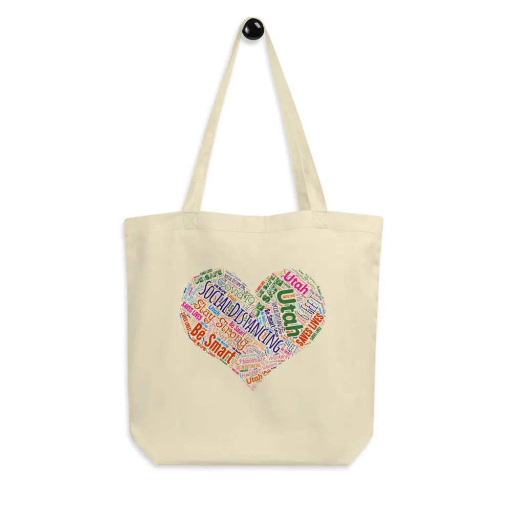 Utah - Social Distancing Tote Bag - Eco Friendly