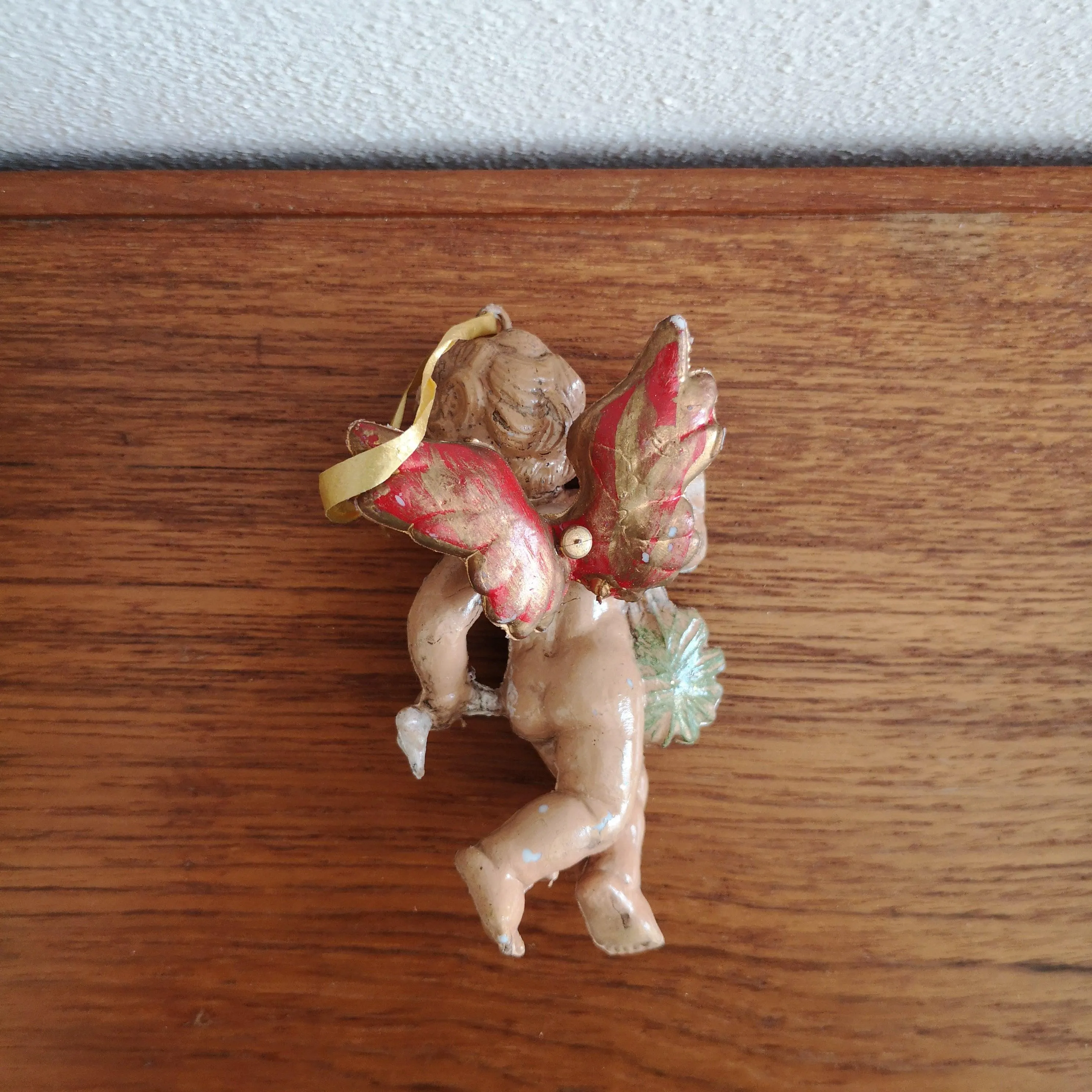 Vintage christmas ornament angel D