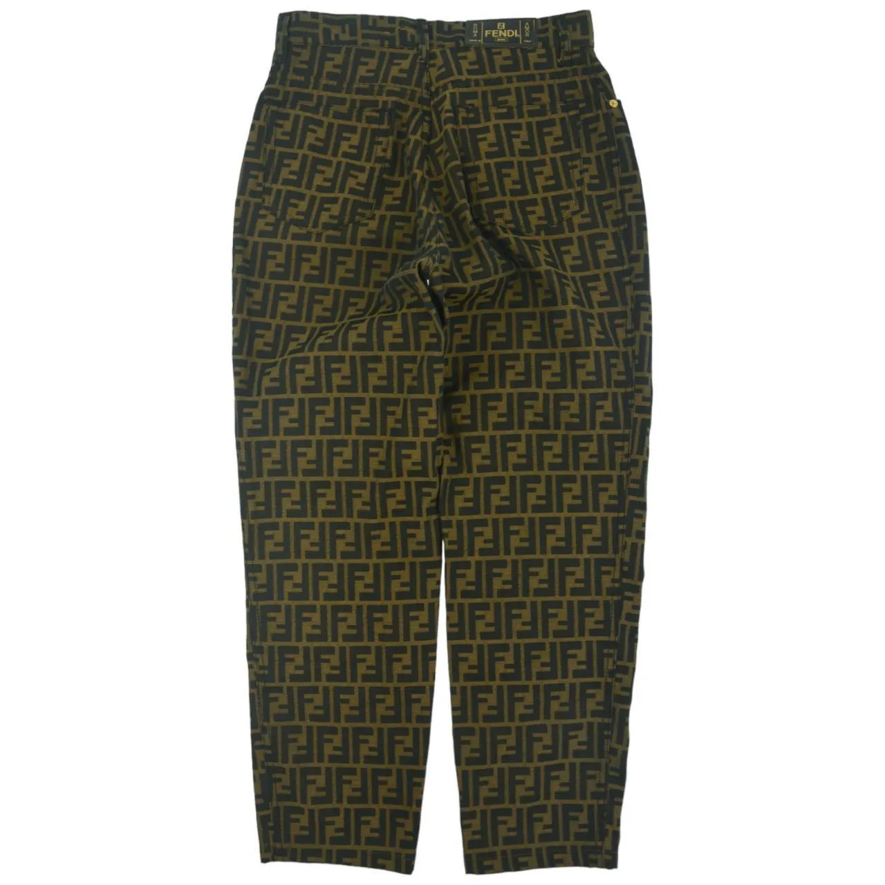 Vintage Fendi Monogram Trousers Women's Size W28