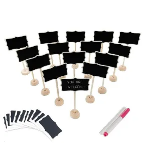 Wedding Message Chalkboard Blackboard On Stick Stand Holder 15Pcs/Lot