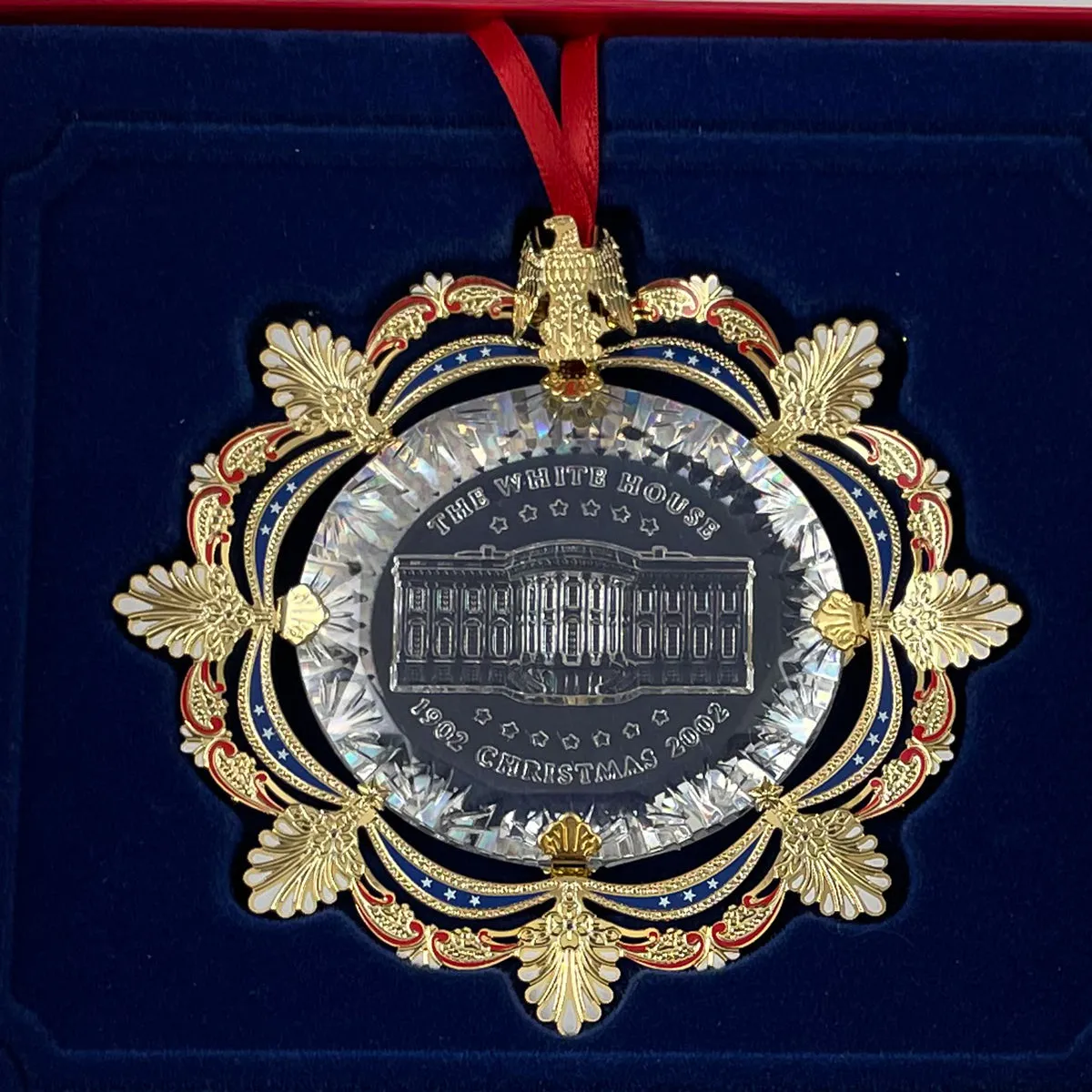 White House Christmas Ornament 2002