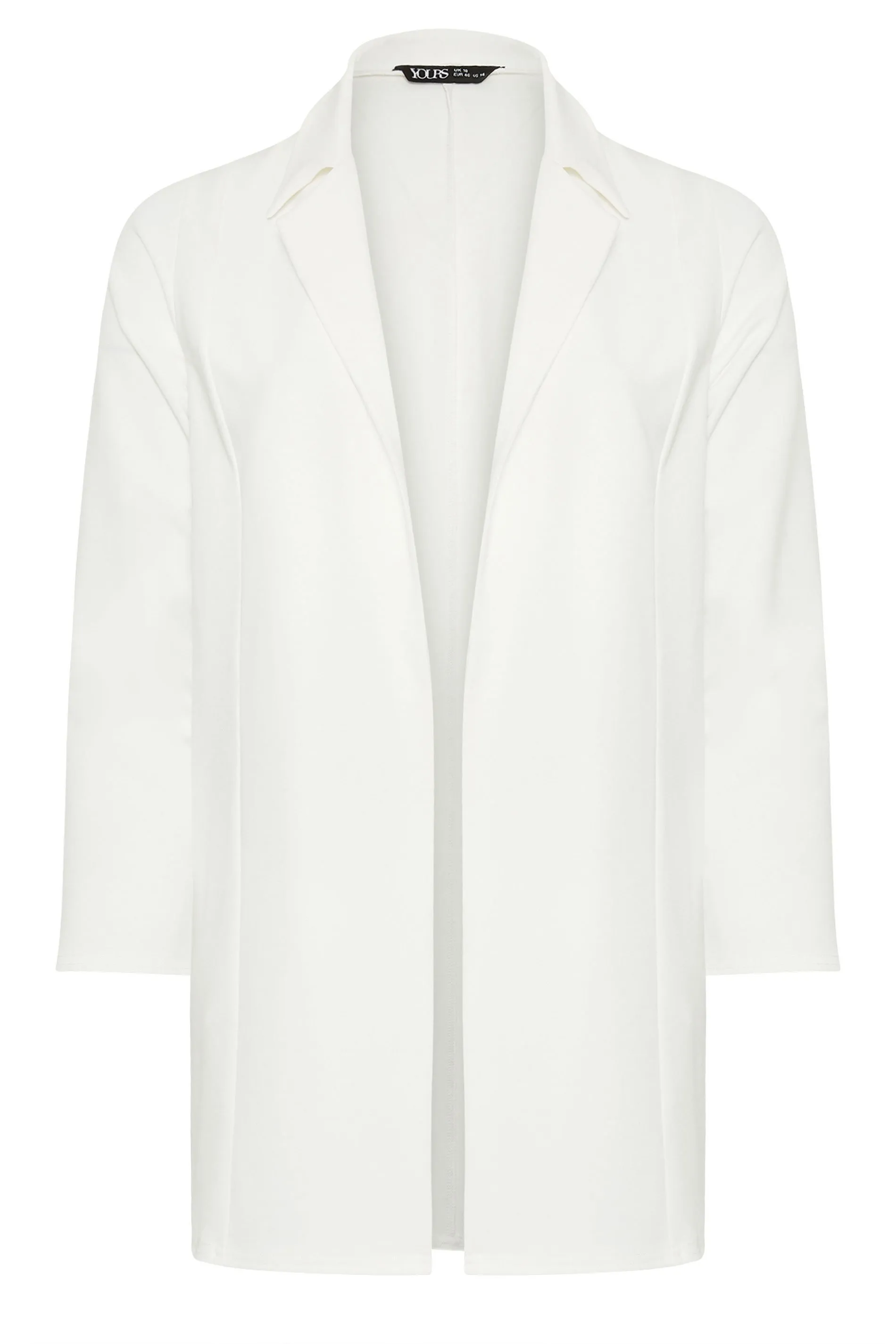 White Longline Blazer