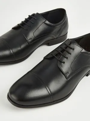 Wide Fit Black Lace Up Smart Shoes | Men | George at ASDA