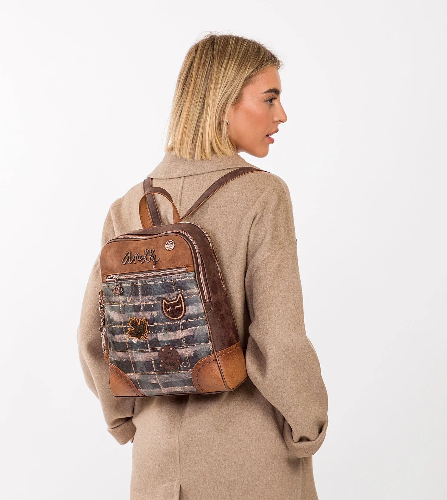 Wild double compartment backpack